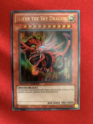 Slifer The Sky Dragon (LC01-EN002) Yu-Gi-Oh! Divine Beast Card - Limited Edition-image