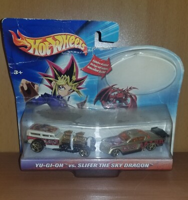 Hot Wheels Yu-Gi-Oh vs. Slifer the Sky Dragon Vehicle Set Missing Sticker-image