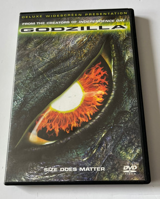 Godzilla 1998 DVD W/ P Diddy Music Video “Come With Me” Matthew Broderick Sci-fi-image