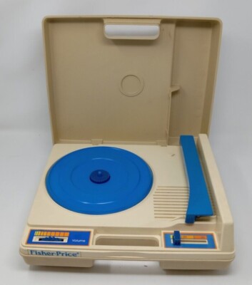 Vintage 1978 Fisher Price Record Player Turntable #825 33 45 RPM -image