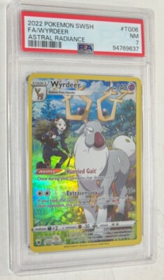 Pokemon TCG Wyrdeer Astral Radiance Holo PSA Graded 7-image