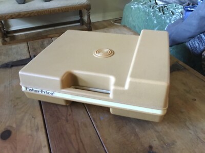 Vintage 1978 FISHER PRICE Phonograph Portable Record Player 33 & 45 RPM #825-image