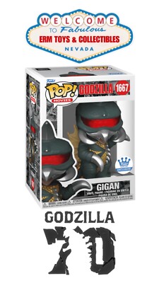 Funko Pop! Movies: Godzilla - Gigan Funko.com Exclusive With Pop! Protector-image