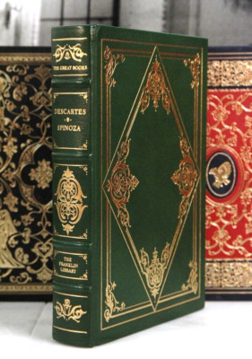 DESCARTES - SPINOZA  - Franklin Library - 25th Anniv Great Books-image