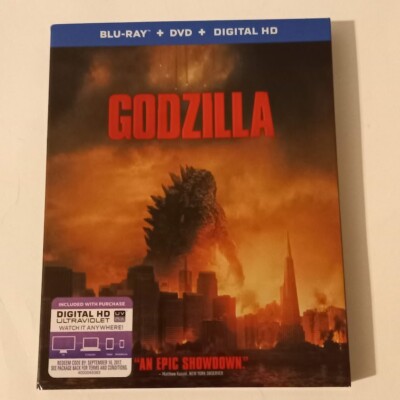 Godzilla (Blu-ray, 2014)+DVD +Digital Sci-Fi Monster Special Features-image