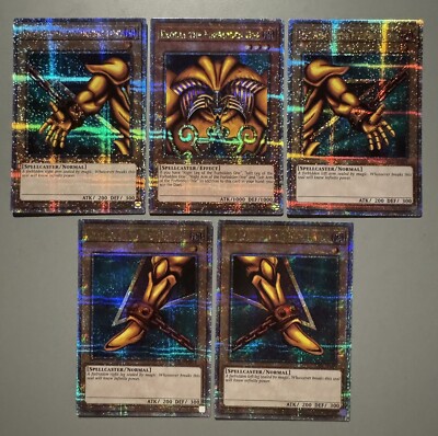 YUGIOH EXODIA THE FORBIDDEN ONE 5 CARDS SET ASIA ENGLISH ES01 25TH FOIL QCSR-image