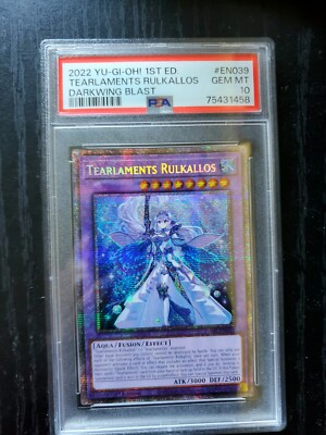 PSA 10 Tearlaments Rulkallos Starlight Rare DABL-EN039 1st Edition GEM MINT 10-image