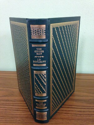 Franklin Library Ginger Man Donleavy Green Leather Signed HB BN 220428-image