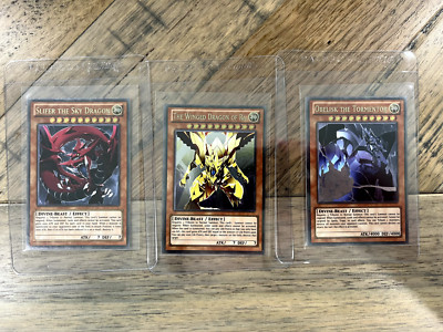 Yugioh - Slifer Sky Dragon - Winged of Ra - Obelisk Tormentor - Custom Cards-image