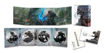 Godzilla -1.0 Deluxe Edition 4K Ultra HD 4 Blu-ray 4 Disk Set W/ Booklet Japan-image