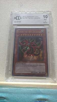 Slifer the Sky Dragon LC01-EN002 10 Beckett Graded-image