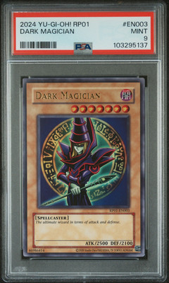 Dark Magician RP01-EN003 YuGiOh Retro Pack 2024 PSA 9-image
