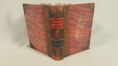 Antique New Century Magazine Leather Bound Edition - Nov 1886 - April 1887-image