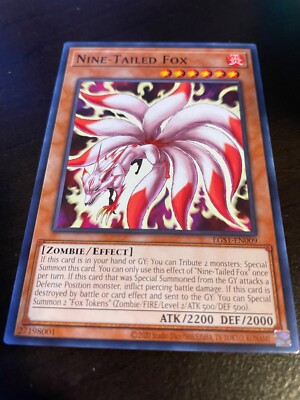 Nine-Tailed Fox EGS1-EN009 Egyptian God Deck: Slifer the Sky Dragon-image