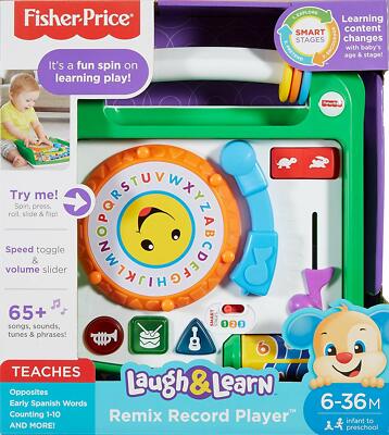 Fisher-Price Laugh & Learn Remix Record Player-image