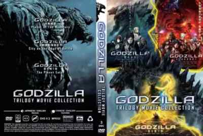 DVD GODZILLA Trilogy Movie Collection English Dubbed All Region FREE SHIP-image