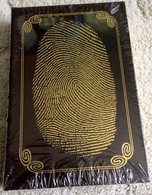 Easton Press Signed First Edition THUMBPRINTS by Pamela Sargent Leather Bound-image