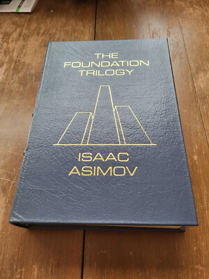The Foundation Trilogy by Isaac Asimov - Easton Press Leather Signed 1st Edition-image