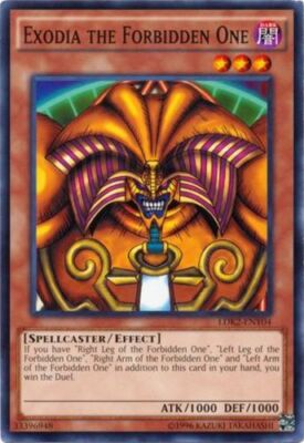 Yugioh! LP Exodia the Forbidden One - LDK2-ENY04 - Common - Unlimited Edition Li-image