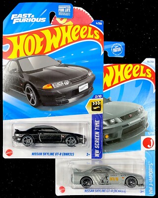 2025 Hot Wheels Nissan Skyline GT-R R32 Fast And Furious A Case & Godzilla, Lot2-image