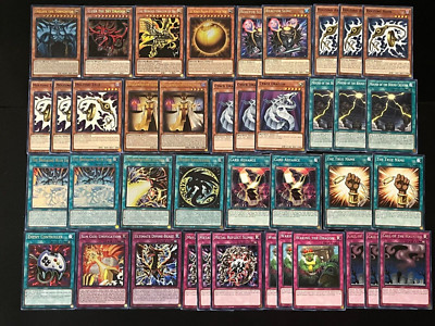 YUGIOH EGYPTIAN GOD DECK- OBELISK- SLIFER- WINGED DRAGON OF RA- SPHERE- DIVINE-image