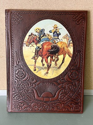 The Old West Series “The Soldiers” Leatherette 1973 Vintage US History-image