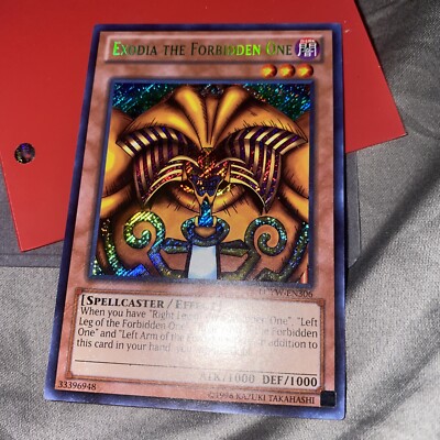 NM LCYW-EN306  • EXODIA THE FORBIDDEN ONE • SECRET RARE  • UNLIMITED • YUGIOH-image