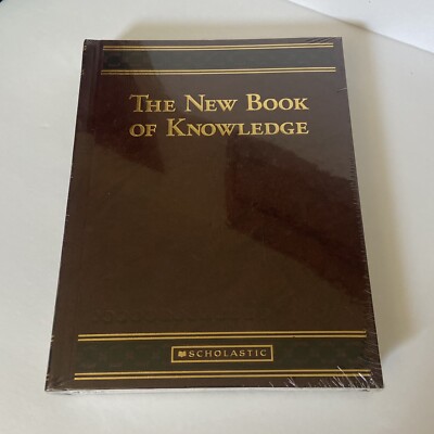 The New Book Of Knowledge Scholastic Hardback Book 1A New Sealed 0-7172-7772-0-image