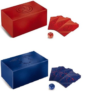 Yugioh Dragon coat of arms & Slifer the Sky Dragon Red Storage Box Set Japan NEW-image