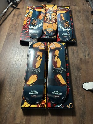 Yu-Gi-Oh Exodia The Forbidden One Holo Full Set Yugioh Bear Walker Skateboard -image