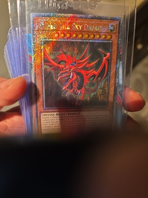 YuGiOh SLIFER THE SKY DRAGON Platinum Secret Rare RA04-EN117-image