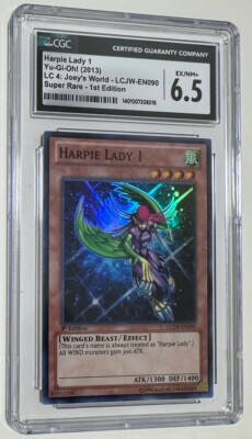 Yugioh Harpie Lady #1 LCJW Joey’s World EN090 CGC Graded 6.5 Not PSA Card-image
