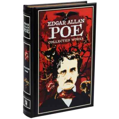 EDGAR ALLAN POE: COLLECTED WORK - Lenore & many more Leather Bound Classics Gift-image