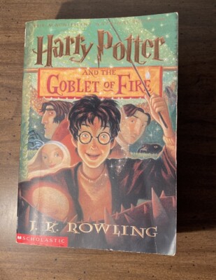 Harry Potter And The Goblet Of Fire (Book 4) - Paperback 1st Printing-image