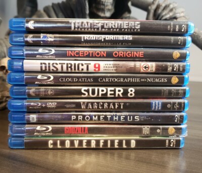 LOT Of 10 Sci-Fi Movies (Blu-ray Disc) Transformers, Warcraft, Godzilla -image