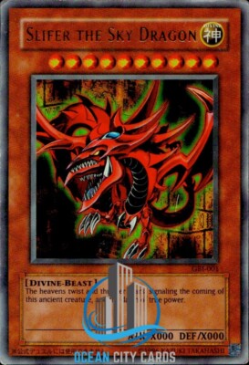 Yugioh Ultra Rare Slifer The Sky Dragon GBI-001-image