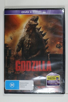 Godzilla (DVD, 2014) - Region 4 - New Sealed - Sent Tracked From Da Hub-image