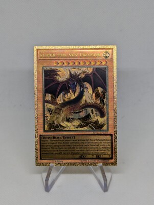 Slifer the Sky Dragon A - Yu-Gi-Oh Unofficial Gold Plastic Card-image