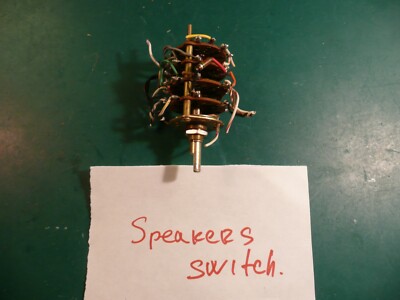 Fisher 404 Receiver Replacement Parts Speakers Switch-image