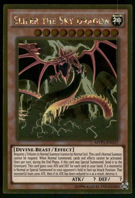 Yugioh! Slifer the Sky Dragon MVP1-ENG57 Gold Rare-image