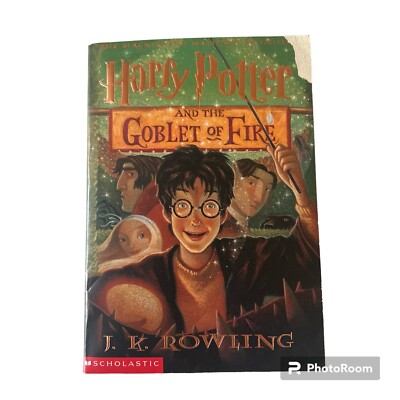 Harry Potter And The Goblet Of Fire by J.K Rowling Paperback 1st Scholastic Ed-image