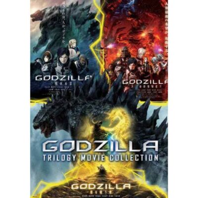 DVD Godzilla Trilogy Movie Collection (Kaijuu - Kessen - Hoshi) English Dubbed-image