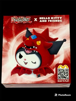 McDonalds Happy Meal Yu-Gi-Oh! x Hello Kitty Kuromi x Slifer The Sky Dragon New!-image