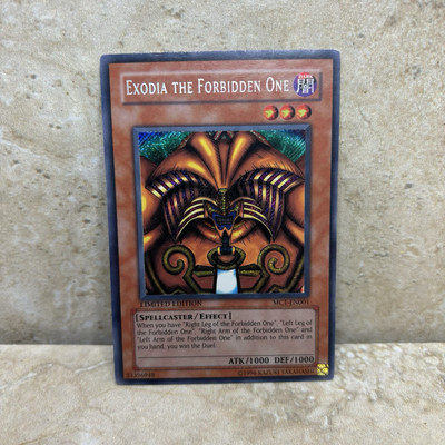 Exodia the Forbidden One MC1-EN001 Limited Yu-Gi-Oh! TCG Moderately Played-image