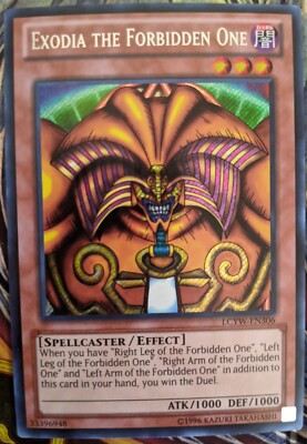 Yugioh Exodia the Forbidden One LCYW-EN306 Secret Rare Unlimited Yugi's World -image
