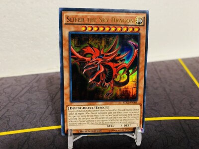 LDK2-ENS01 Slifer The Sky Dragon Ultra Rare Limited Edition YuGiOh Card-image