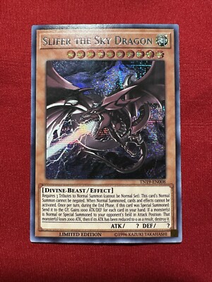 Slifer The Sky Dragon - TN19-EN008 - Limited Edition - Prismatic Secret Rare-image