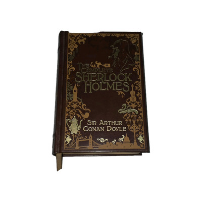 The Complete Sherlock Holmes, Arthur Conan Doyle Leather Bound Barnes & Noble -image