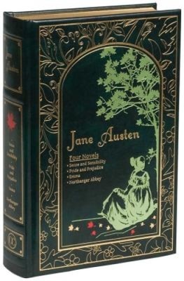 Jane Austen: Four Novels (Leather-bound Classics) by Jane Austen-image