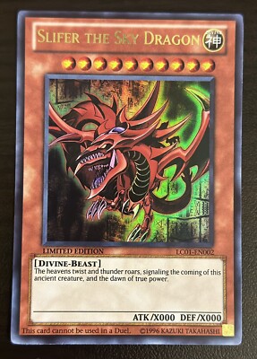 Slifer The Sky Dragon Legendary Collection LC01-EN002 Limited Edition Rare-image